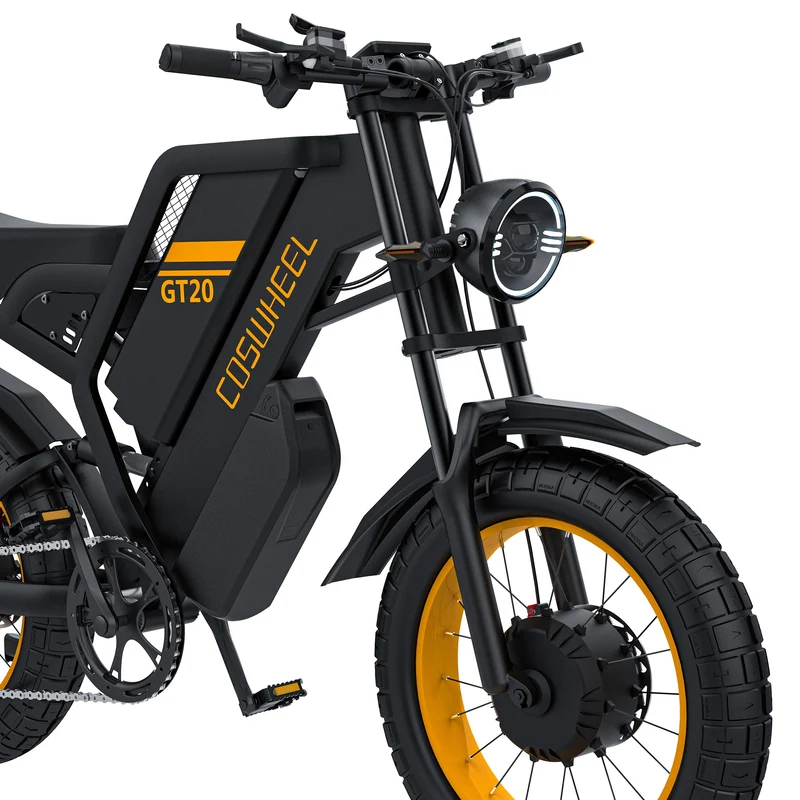 COSWHEEL GT20 Pro 20" Elektro-Mountainbike 2*1000W Dual-Motoren 48V 40Ah Batterie