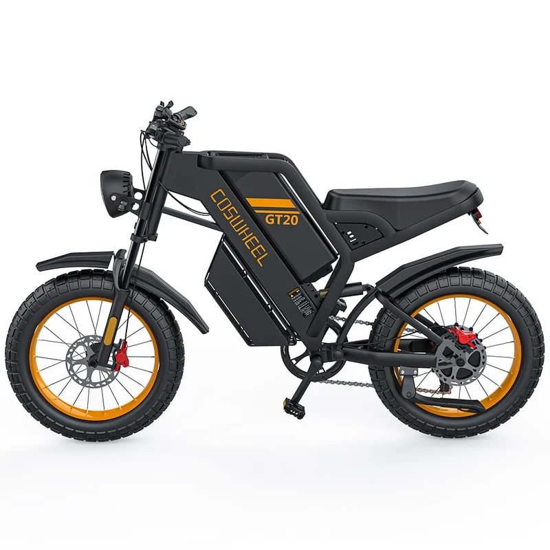 COSWHEEL GT20 20" Elektro-Mountainbike 1000W Motor 48V 25Ah Batterie