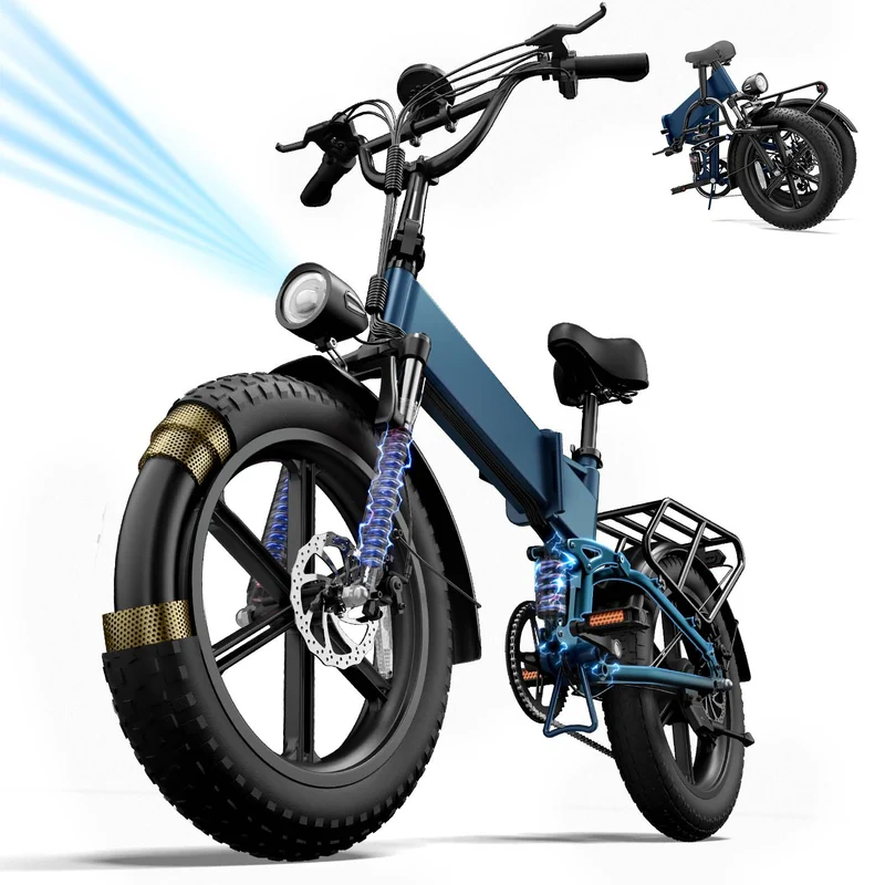 URLIFE T5 20" Faltbares Elektrofahrrad 1500W Motor 48V 13Ah Batterie