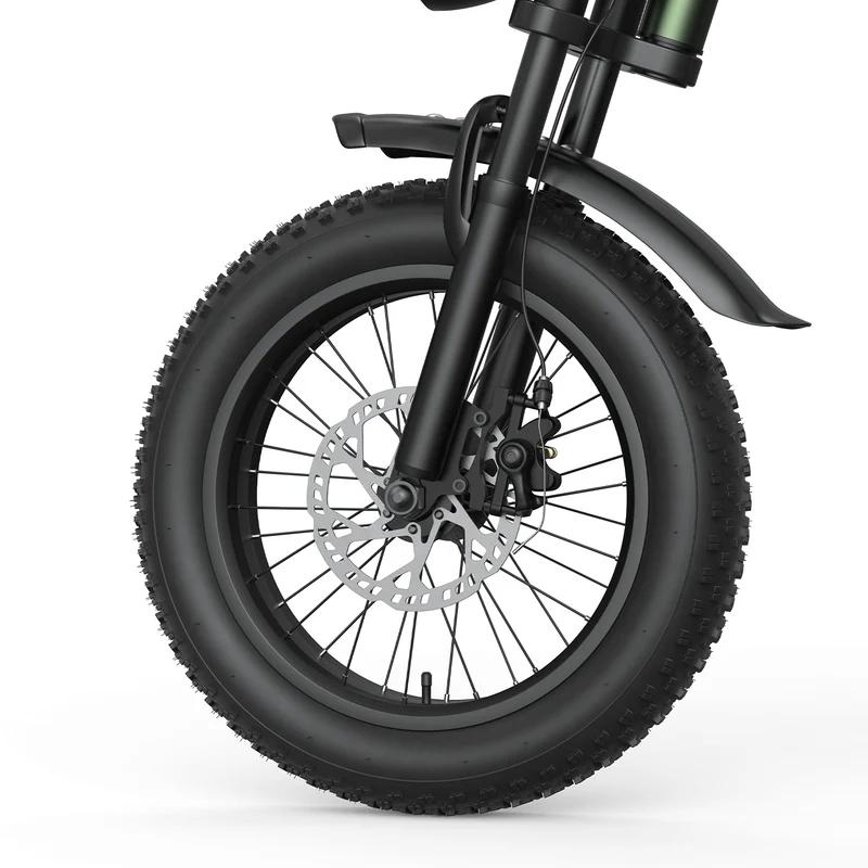 JANSNO X90 16" Offroad-Elektrofahrrad 750W Doppelmotor 48V 14Ah Batterie