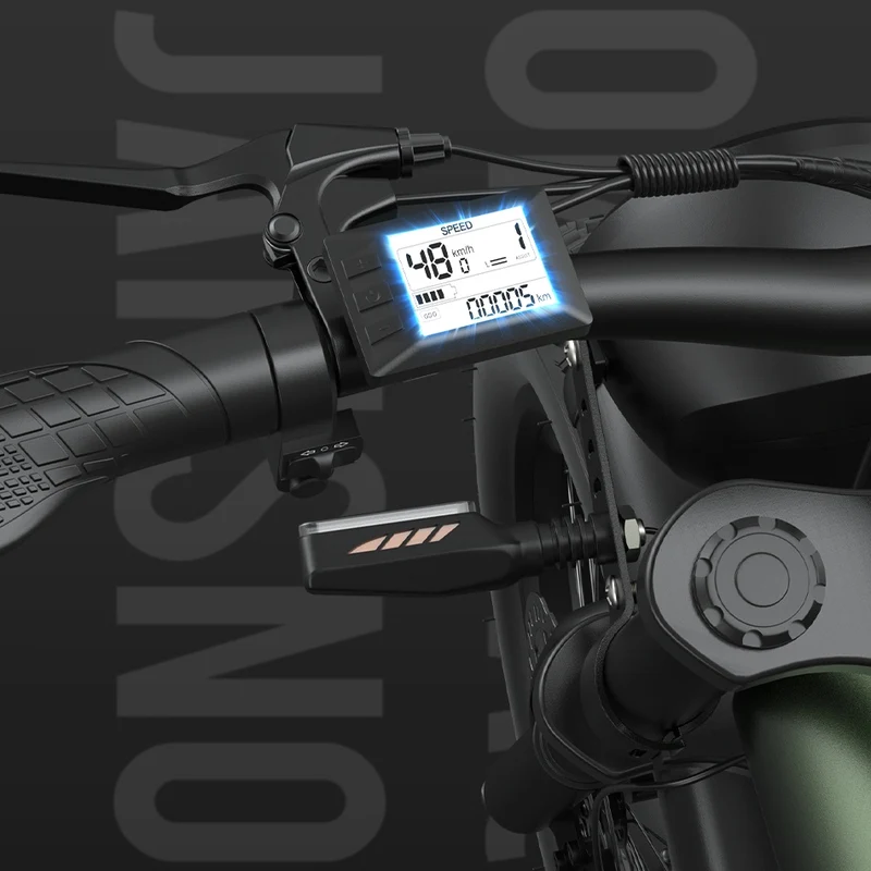 JANSNO X90 16" Offroad-Elektrofahrrad 750W Doppelmotor 48V 14Ah Batterie