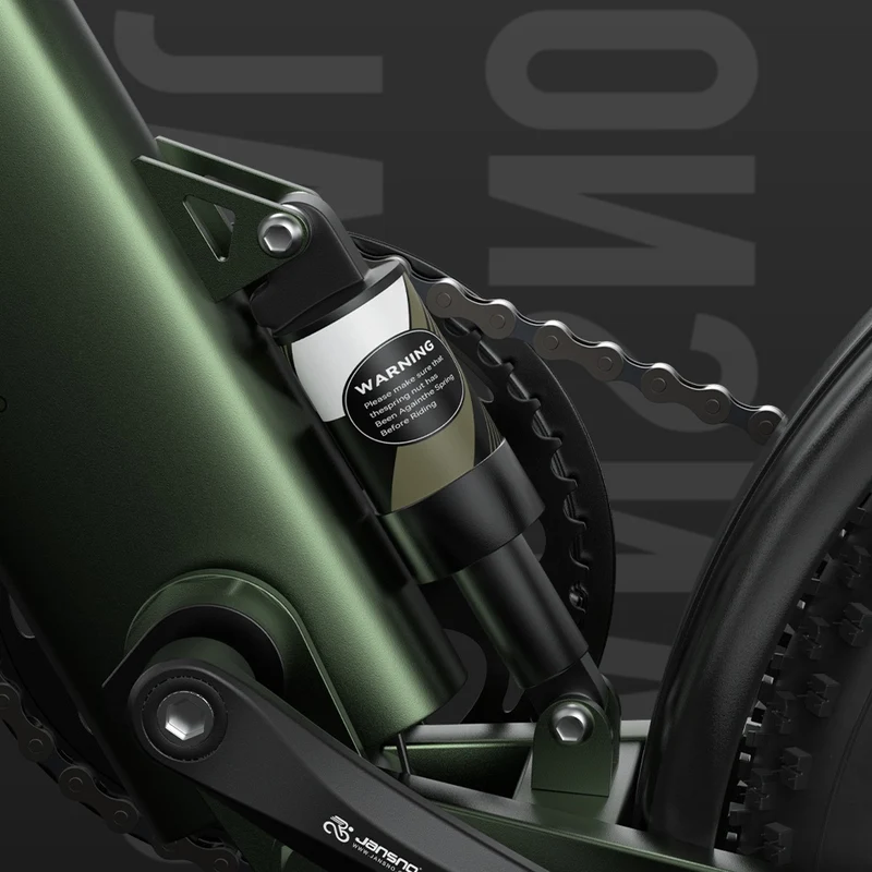 JANSNO X90 16" Offroad-Elektrofahrrad 750W Doppelmotor 48V 14Ah Batterie