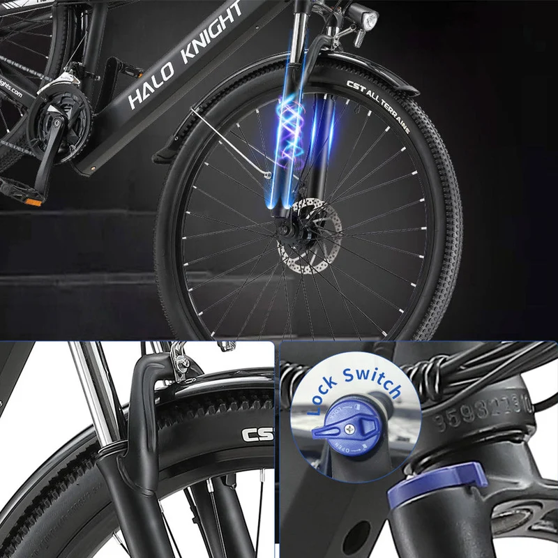 HALO KNIGHT H02 29" Mountain Elektrofahrrad 750W Brushless Motor 48V 16Ah Batterie