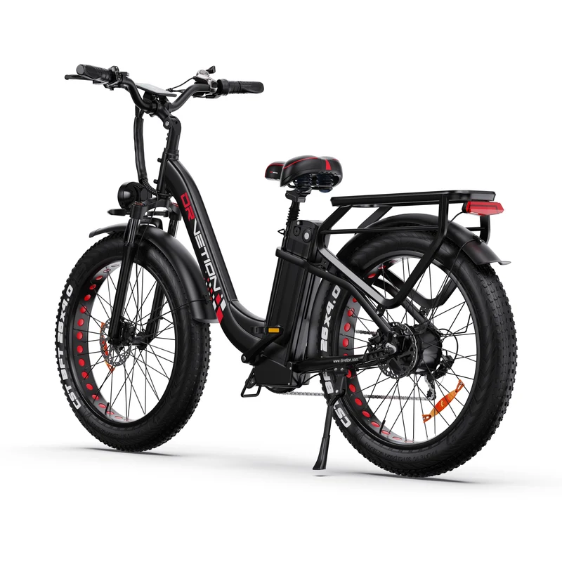 DRVETION CTR26 26" Tiefeinsteiger-Elektrofahrrad 1000W Spitzen Motor 48V 15AH/20Ah Batterie