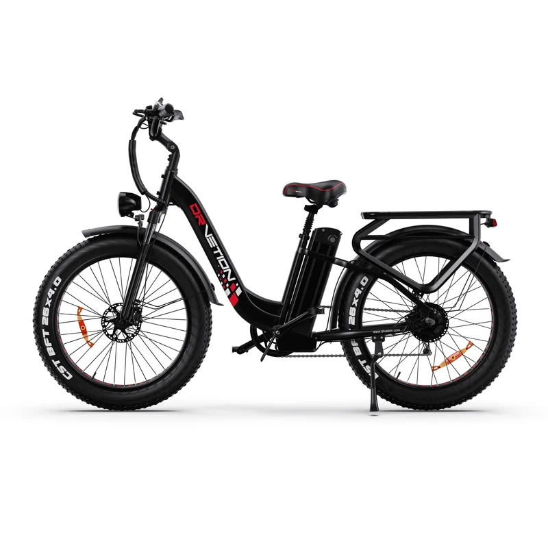 DRVETION CTR26 26" Tiefeinsteiger-Elektrofahrrad 1000W Spitzen Motor 48V 15AH/20Ah Batterie