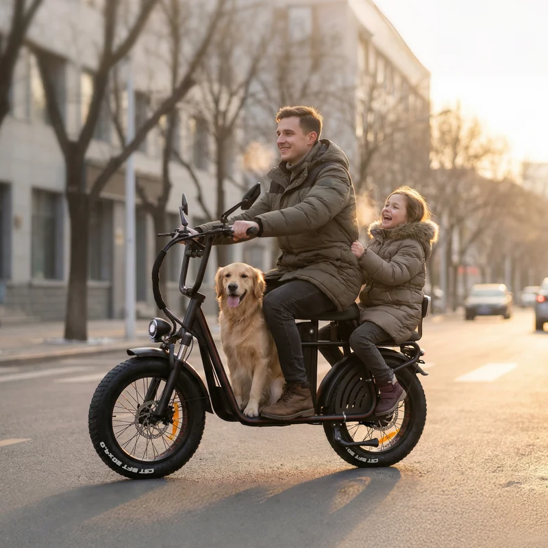 DRVETION ET20 20" City-Elektrofahrräder 1000W Motor 48V 15Ah/20Ah Batterie