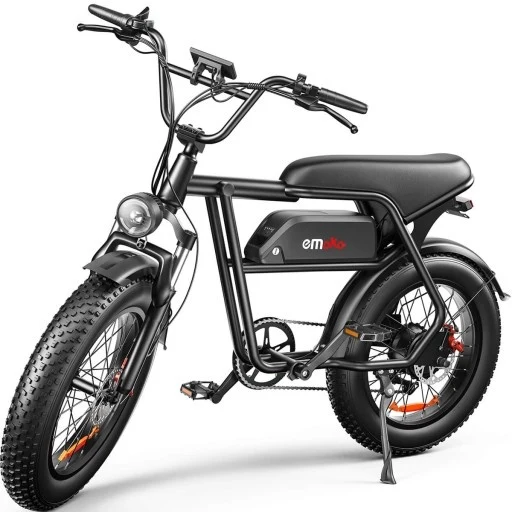 EMOKO C99 20" Retro Elektrofahrrad mit 250W Motor und 48V 20Ah batterie