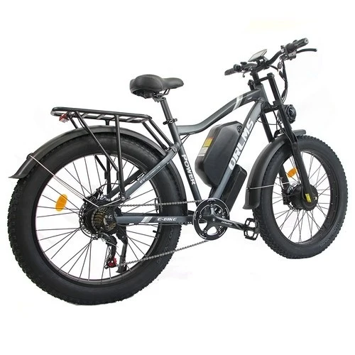 ORLMS MX500 26" Fat Tire Mountain Elektrofahrrad 2000W Doppelmotor 52V 25Ah Batterie