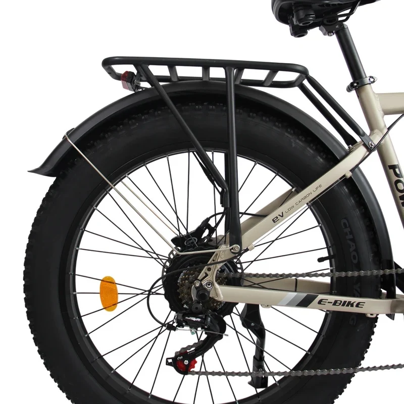 ORLMS MX500 26" Fat Tire Mountain Elektrofahrrad 2000W Doppelmotor 52V 25Ah Batterie