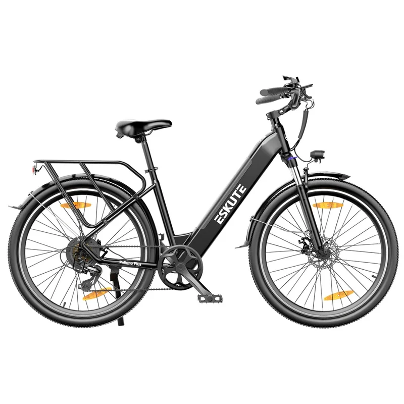 ESKUTE Polluno Plus 26"/28" City-Elektrofahrrad Mit Drehmomentsensor 250W Motor 36V 20Ah Batterie