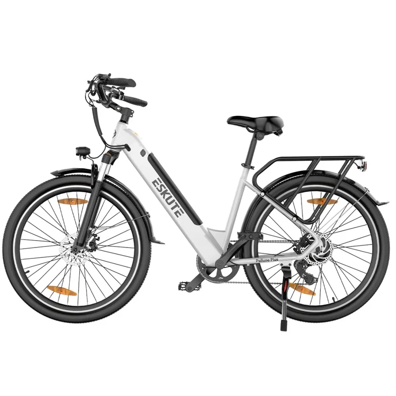 ESKUTE Polluno Plus 26"/28" City-Elektrofahrrad Mit Drehmomentsensor 250W Motor 36V 20Ah Batterie