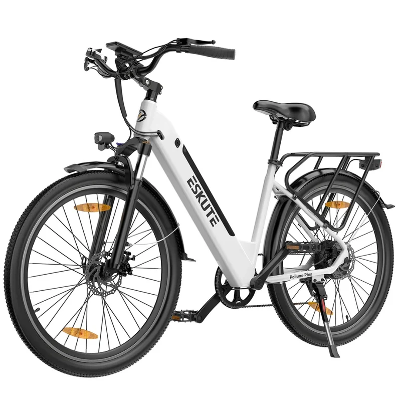 ESKUTE Polluno Plus 26"/28" City-Elektrofahrrad Mit Drehmomentsensor 250W Motor 36V 20Ah Batterie