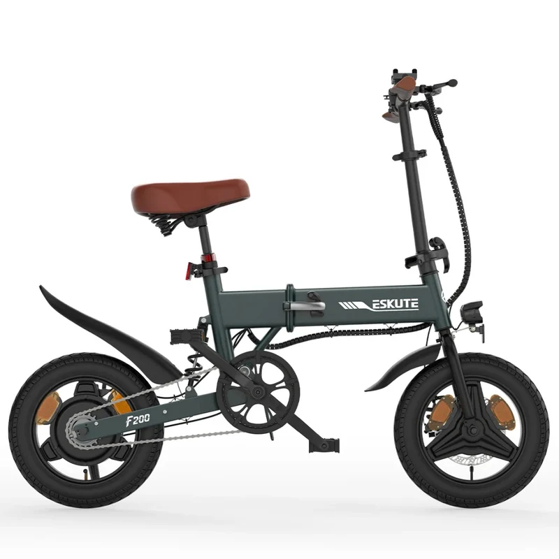 ESKUTE F200 14" Mini Folding Electric Bike 250W Motor 36V 7.8Ah Battery