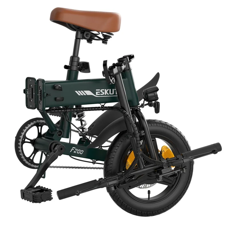 ESKUTE F200 14" Mini Folding Electric Bike 250W Motor 36V 7.8Ah Battery