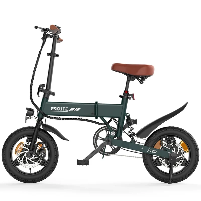 ESKUTE F200 14" Mini Folding Electric Bike 250W Motor 36V 7.8Ah Battery