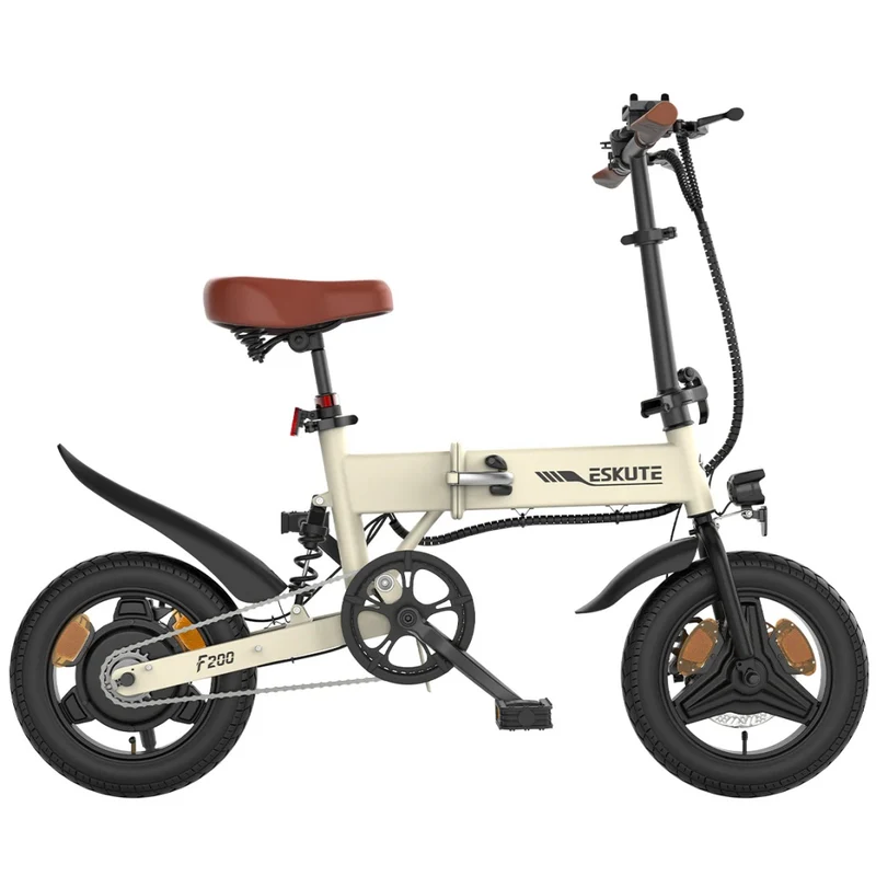 ESKUTE F200 14" Mini Folding Electric Bike 250W Motor 36V 7.8Ah Battery