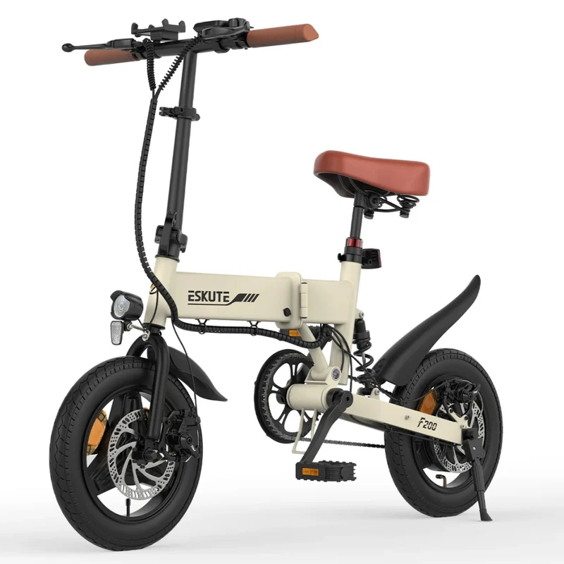 ESKUTE F200 14" Mini Folding Electric Bike 250W Motor 36V 7.8Ah Battery