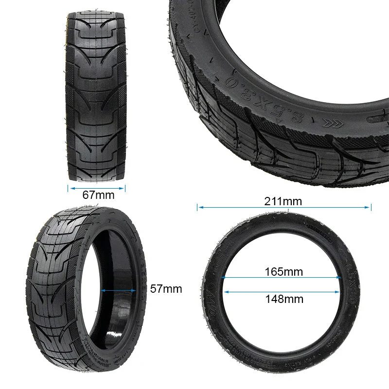 Reifen 8,5x3 tubeless cityroad EWHEEL PANTHERURBAN