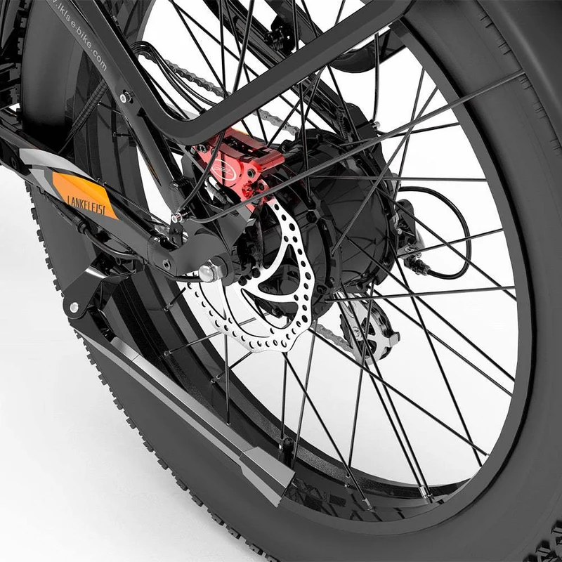 LANKELEISI MG800MAX VAE tout-terrain 26″ 2*1000W Motor 48V 20Ah Batterie
