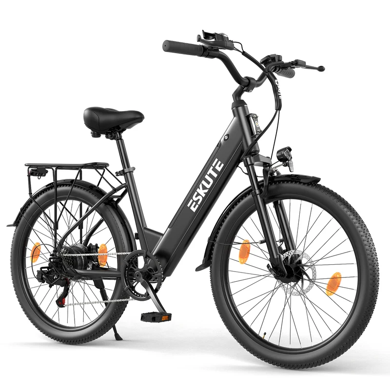 ESKUTE C100 Plus 26" Pendler-Elektrofahrrad 250W Motor 36V 13Ah Batterie