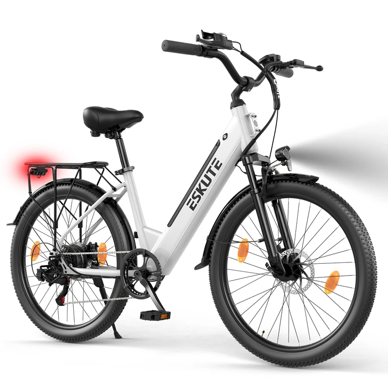 ESKUTE C100 Plus 26" Pendler-Elektrofahrrad 250W Motor 36V 13Ah Batterie