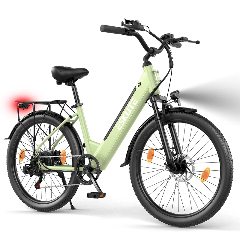 ESKUTE C100 Plus 26" Pendler-Elektrofahrrad 250W Motor 36V 13Ah Batterie