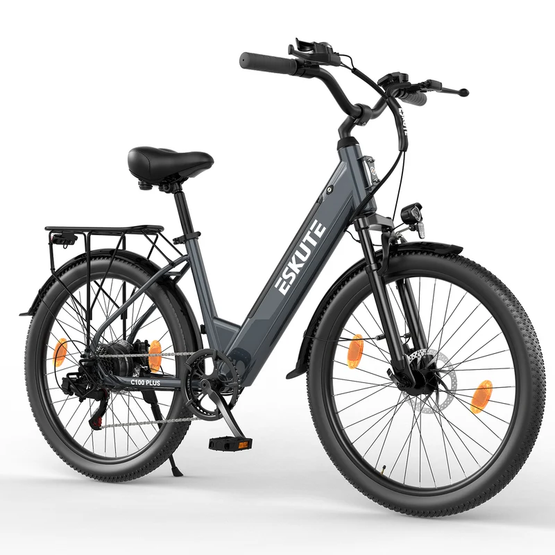 ESKUTE C100 Plus 26" Pendler-Elektrofahrrad 250W Motor 36V 13Ah Batterie