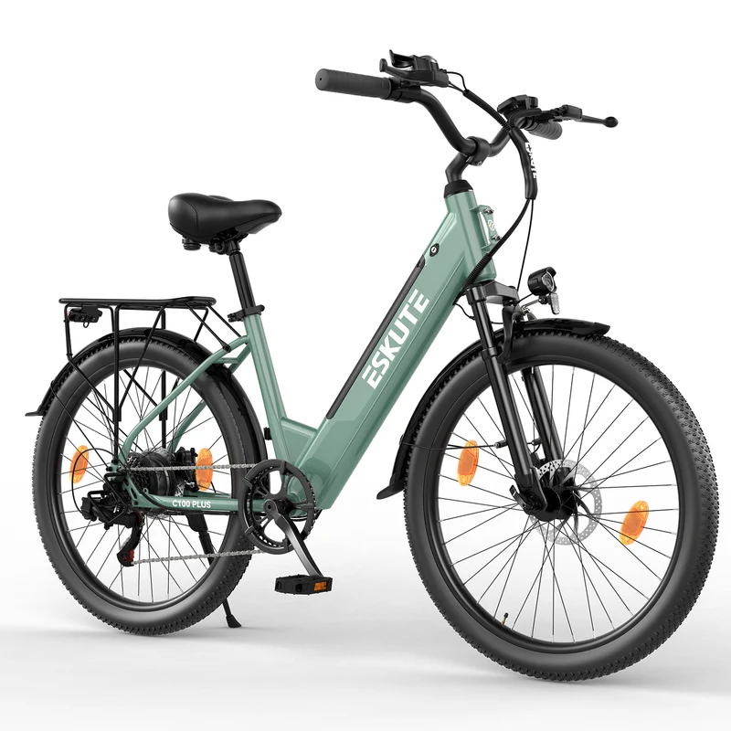 ESKUTE C100 Plus 26" Pendler-Elektrofahrrad 250W Motor 36V 13Ah Batterie