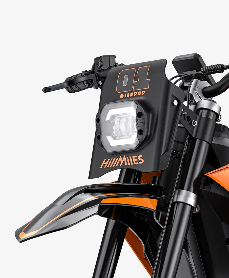 HILLMILES Mile Pop 1 14" Offroad-Elektrofahrrad 3000W Gipfel Motor 48V 25Ah Batterie