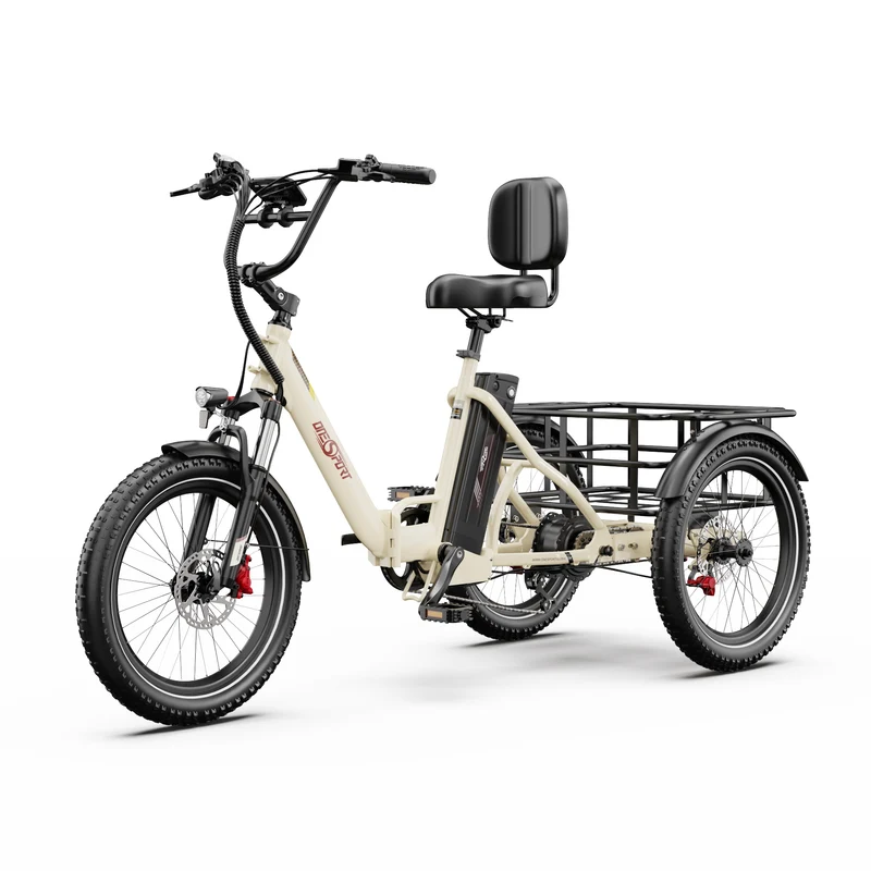 ONESPORT OT30 PRO 20" Klappbares E-Dreirad mit 3 Rädern | 500W Motor, 48V 18Ah Batterie