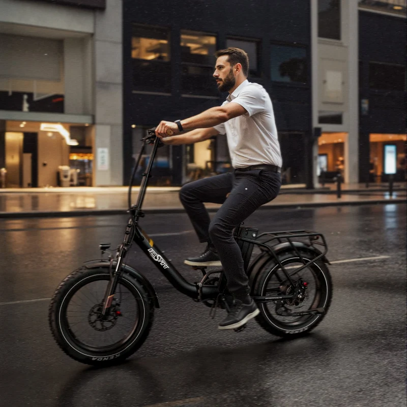 ONESPORT OT16 Max 20" Faltbares Elektrisches Pendlerfahrrad Mit 500W Motor 48V 18Ah batterie Und App Unterstützung
