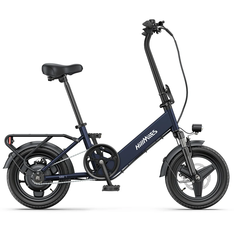 HILLMILES Mile 1 14" Damen Elektrofahrrad mit Tiefeinsteigerrahmen 250W Motor 36V 10,4Ah batterie