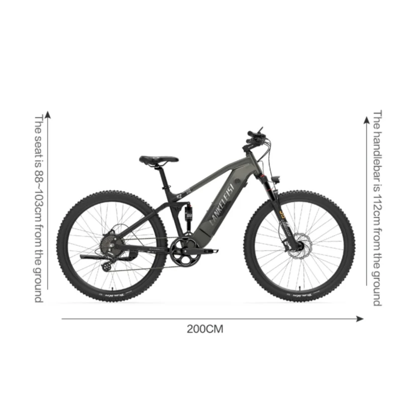 LANKELEISI RX600 Pro 29" City-E-Bike 250W Motor 48V 20Ah Batterie