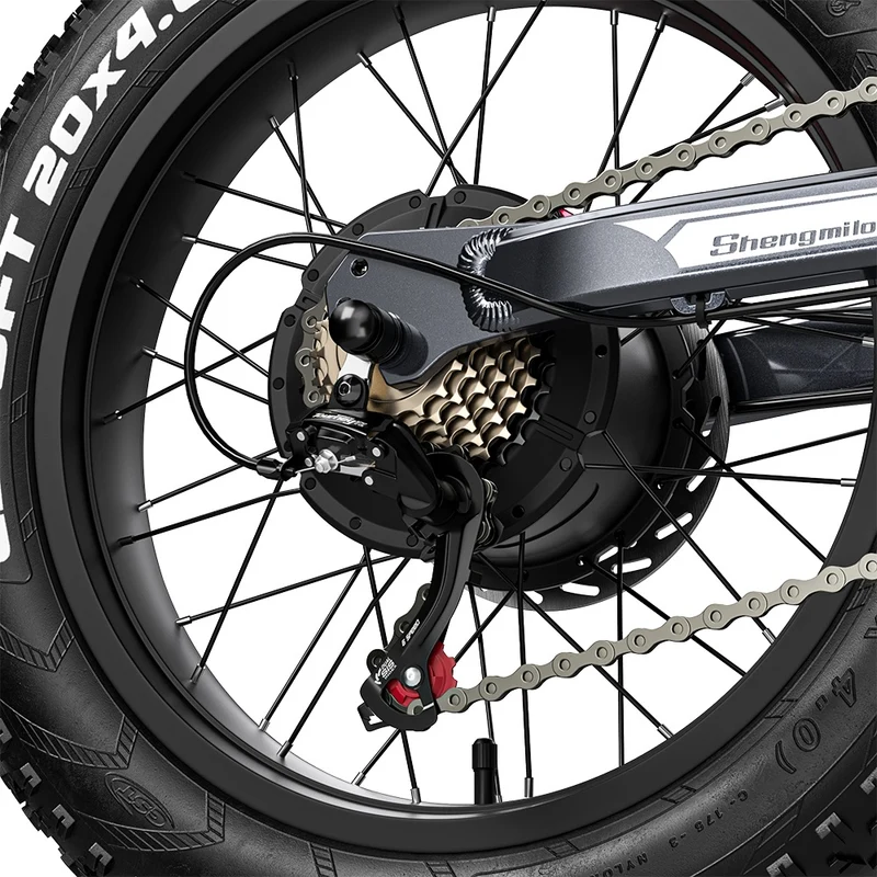 SHENGMILO S900 20" All-Terrain Elektrofahrrad mit 1500W Motor 60V 30Ah Batterie