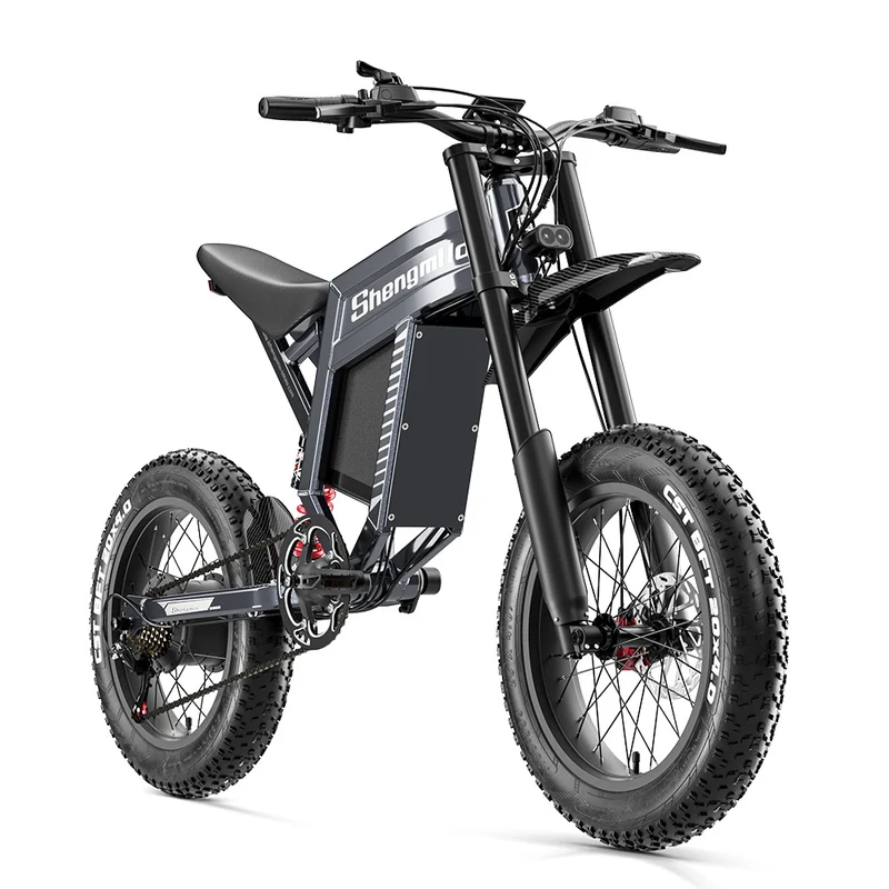 SHENGMILO S900 20" All-Terrain Elektrofahrrad mit 1500W Motor 60V 30Ah Batterie