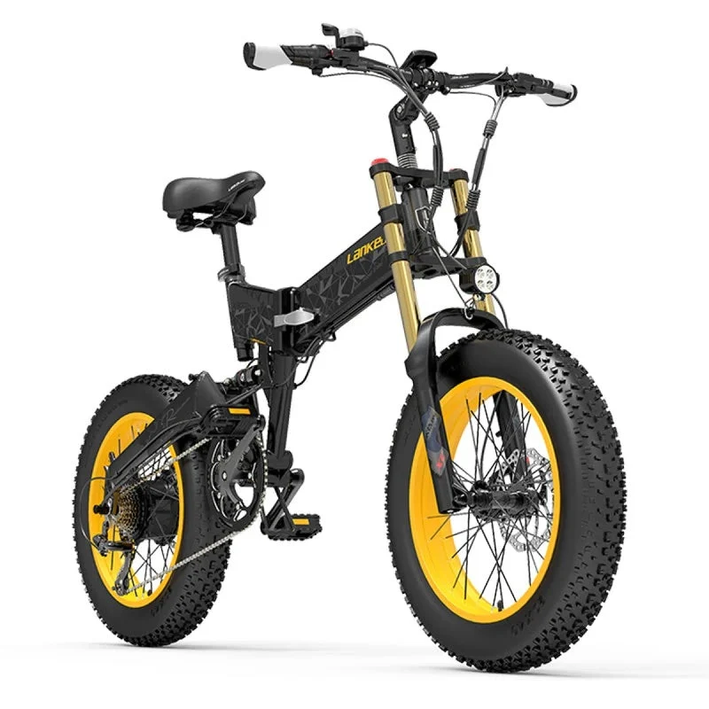 LANKELEISI X3000PLUS-UP 20" All-Terrain E-Bike mit 1000W Motor und 48V 17,5Ah batterie