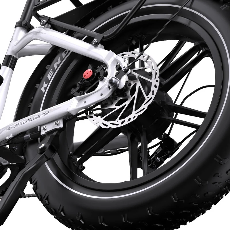 ONESPORT OT08 20" Fat Tire All-Terrain E-Bike mit 500W Motor und 48V 18Ah Batterie