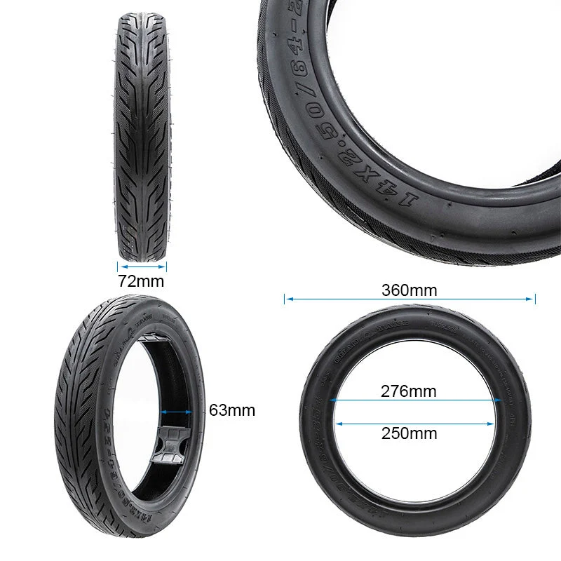 Tubeless Cityroad Reifen 14x2 5-10 / 64-254-10 [Chaoyang]