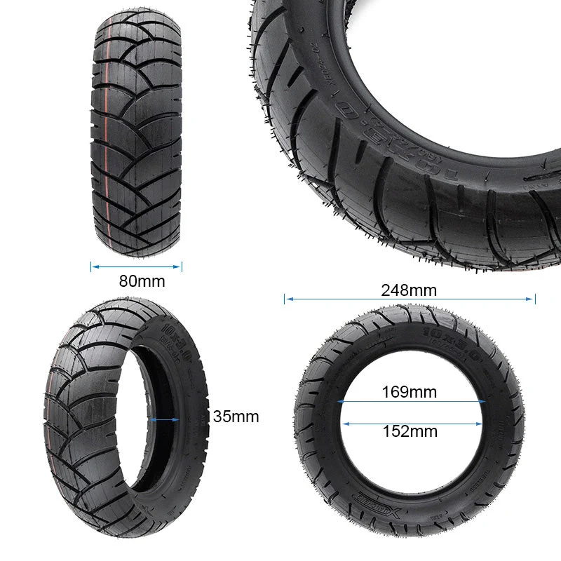 Tubeless-Reifen 10x3 (80/65-6) [Xuancheng]