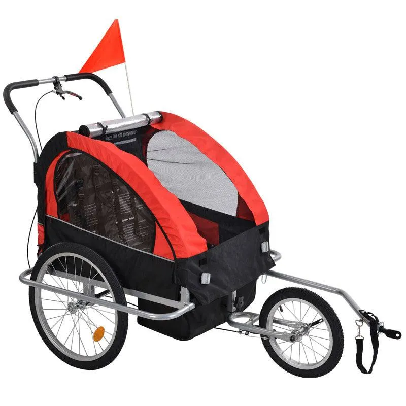 Klappbarer Fahrrad-Kinderanhänger