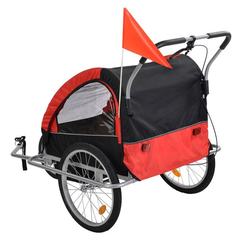 Klappbarer Fahrrad-Kinderanhänger