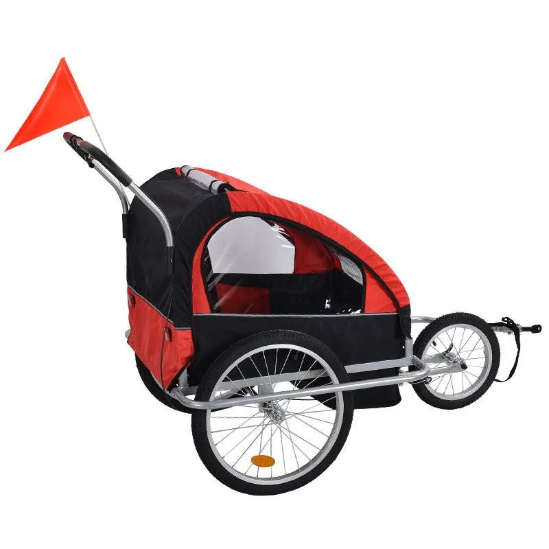 Klappbarer Fahrrad-Kinderanhänger