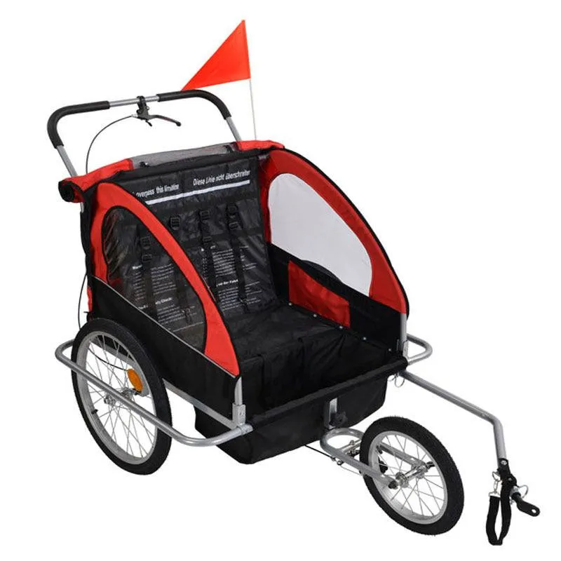 Klappbarer Fahrrad-Kinderanhänger