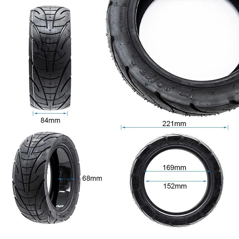 Tubeless-Reifen Cityroad 80/65-6 [Ewheel]