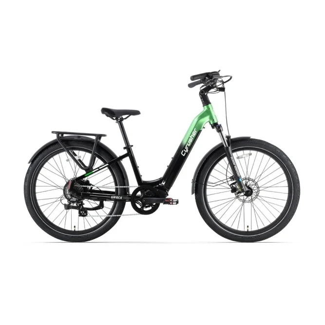 CYRUSHER Grace 27,5“ City Elektrofahrrad 250W Motor 48V 15Ah Batterie