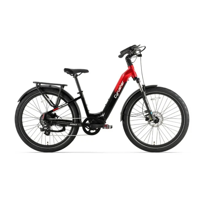 CYRUSHER Grace 27,5“ City Elektrofahrrad 250W Motor 48V 15Ah Batterie