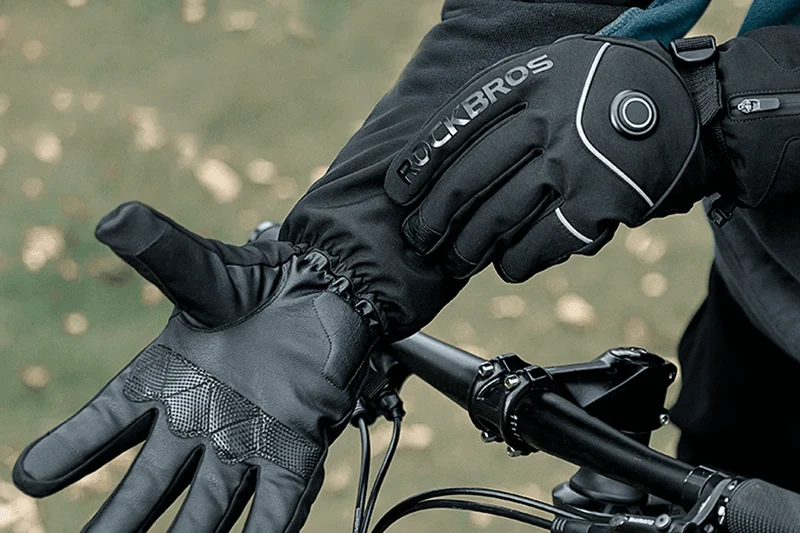 Elektrisch geheizte Fahrradhandschuhe