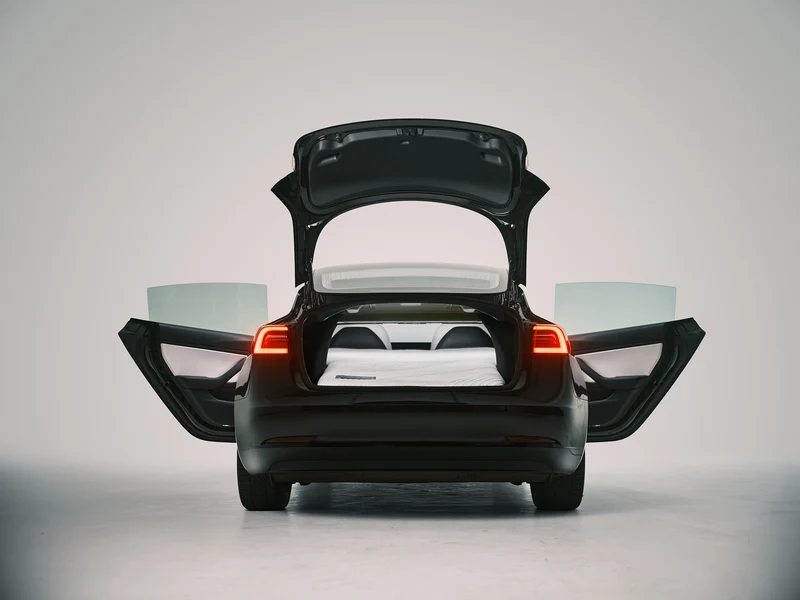 Snuuzu Camping Matratze für das Tesla Model 3