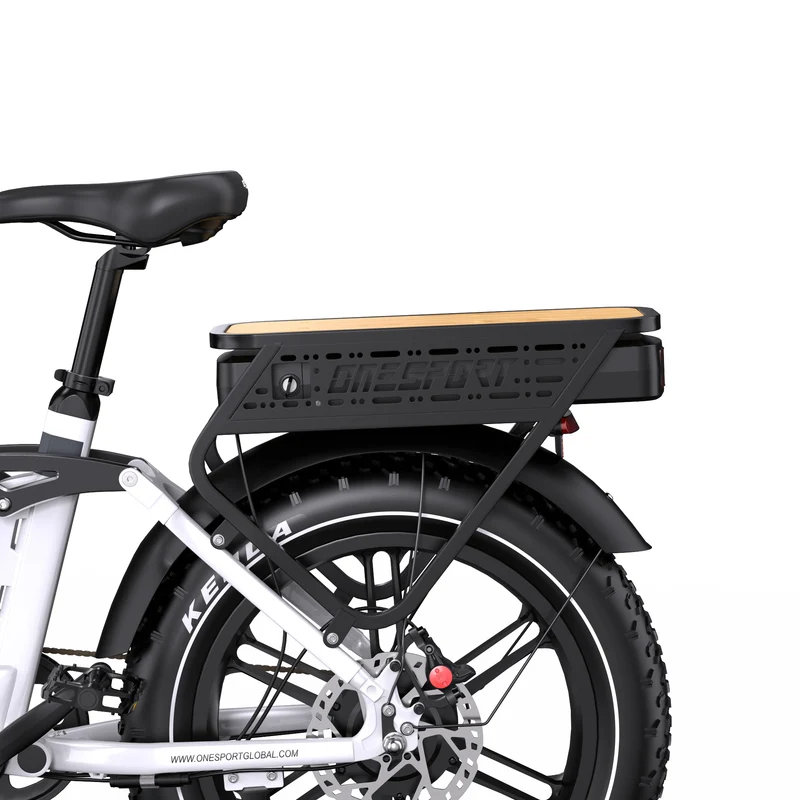 ONESPORT OT08PRO 20“ Vollgefedertes Fat Tire Elektrofahrrad 500W Motor 48V 18Ah*2 Dual Batterie