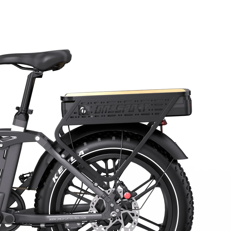 ONESPORT OT08PRO 20“ Vollgefedertes Fat Tire Elektrofahrrad 500W Motor 48V 18Ah*2 Dual Batterie